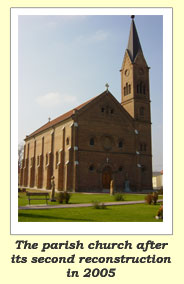 The parish church after its second reconstruction in 2005